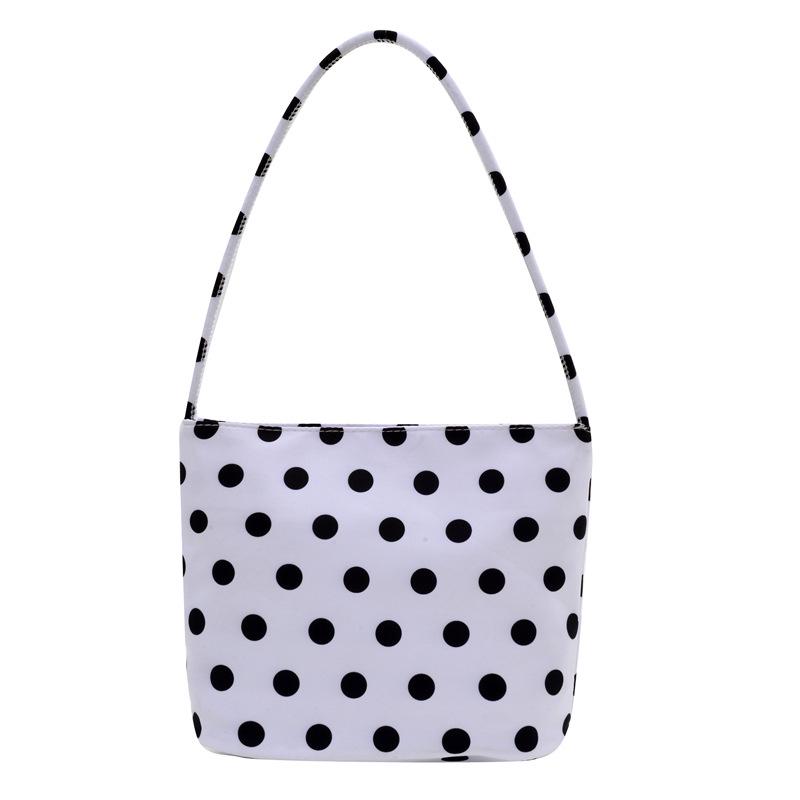 2026 Women's Polka Dot Bucket Shoulder Bag - Casual, Simple & Stylish Handbag for Work or Outings