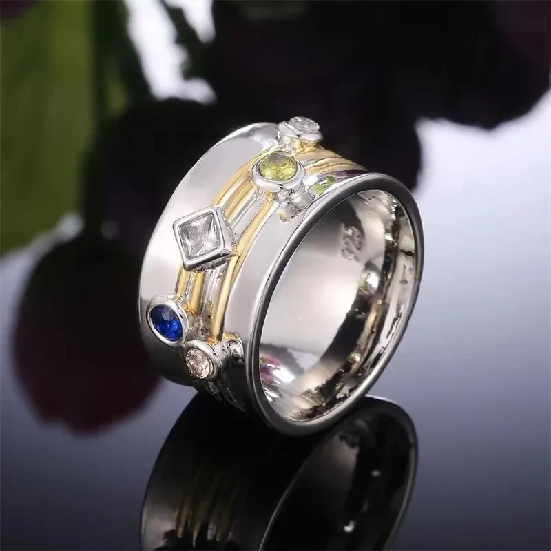 Exaggerated Women's Ring for Individualistic Style Simple Design Popular in Europe And America