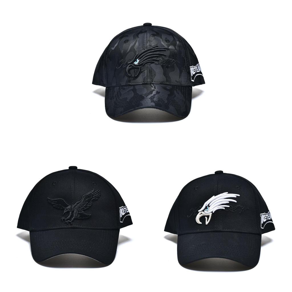 Old Eagle Embroidered Baseball Cap With Sun Protection And Breathable Cotton For Casual Wear
