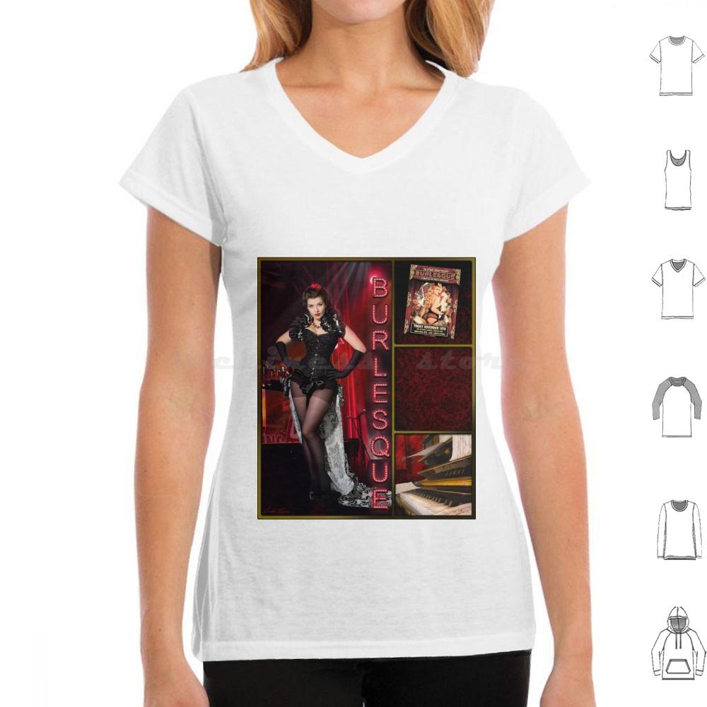 Dance SeriesBurlesque T Shirt Men Women Kids 6xl Dance Dancer Burlesque Music Triptych Red Woman Female Lindaleesart Linda