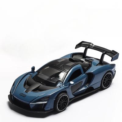 1/32 Scale McLaren Senna Alloy Car Model Diecasts Metal Toy Vehicles Model Simulation Sound and Light Collection Kids Birthday Gifts