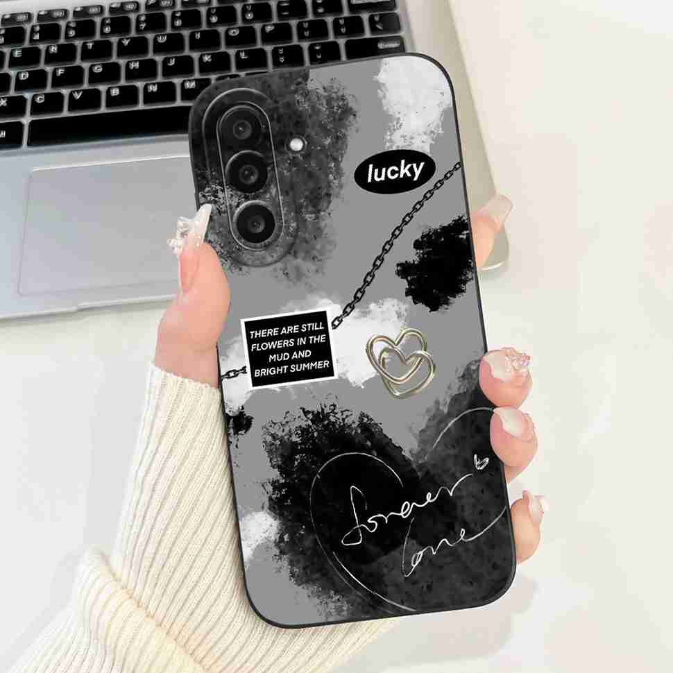 For Samsung Galaxy M56 5G 6.73" Case Cute Cartoon Animal Bow Soft Silicone Cover For Samsung M56 SM-M566B/DS Bumper Phone Shell