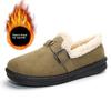 Winter Cotton Shoes for Women, Retro Boken Cotton Boots with Thick Velvet Snow Boots for Women