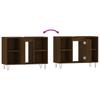 Bathroom Cabinet Brown Oak Effect 80 x 33 x 60 cm Engineered Wood