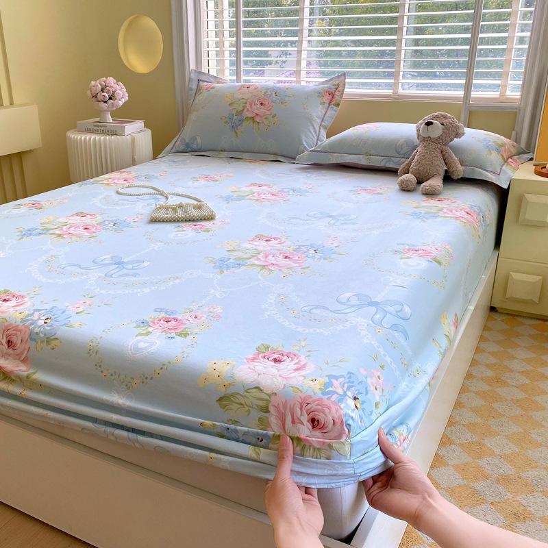 100% Cotton Maternal and Infant Grade Pure Cotton Single-piece Mattress Mattress Protective Cover All-inclusive Bed Sheet Washable Protective Cover