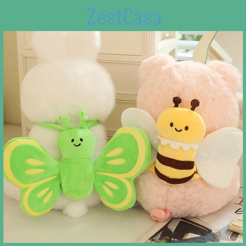Cute Butterfly Soft Rabbit Bee Pig Plush Toy Children Gift And Decoration Room