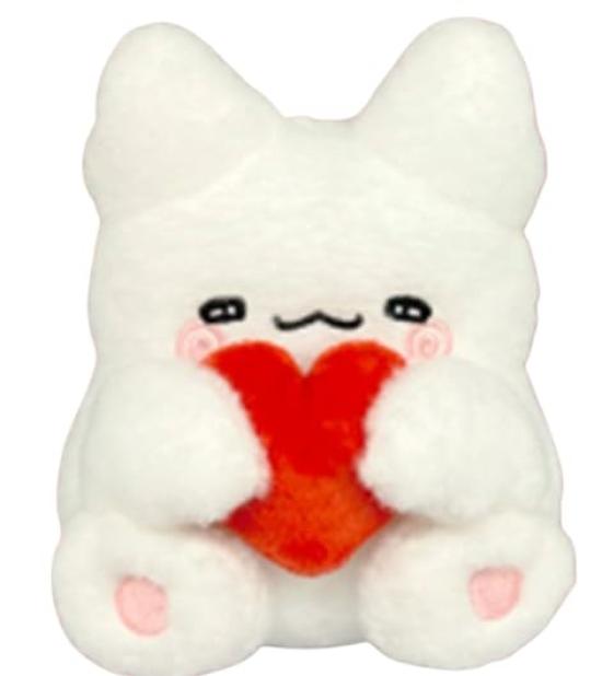 

Hanamaru Ghost Plush W13 x D14 x H16 Single C Heart-filled Toy, Approx. cm, Item