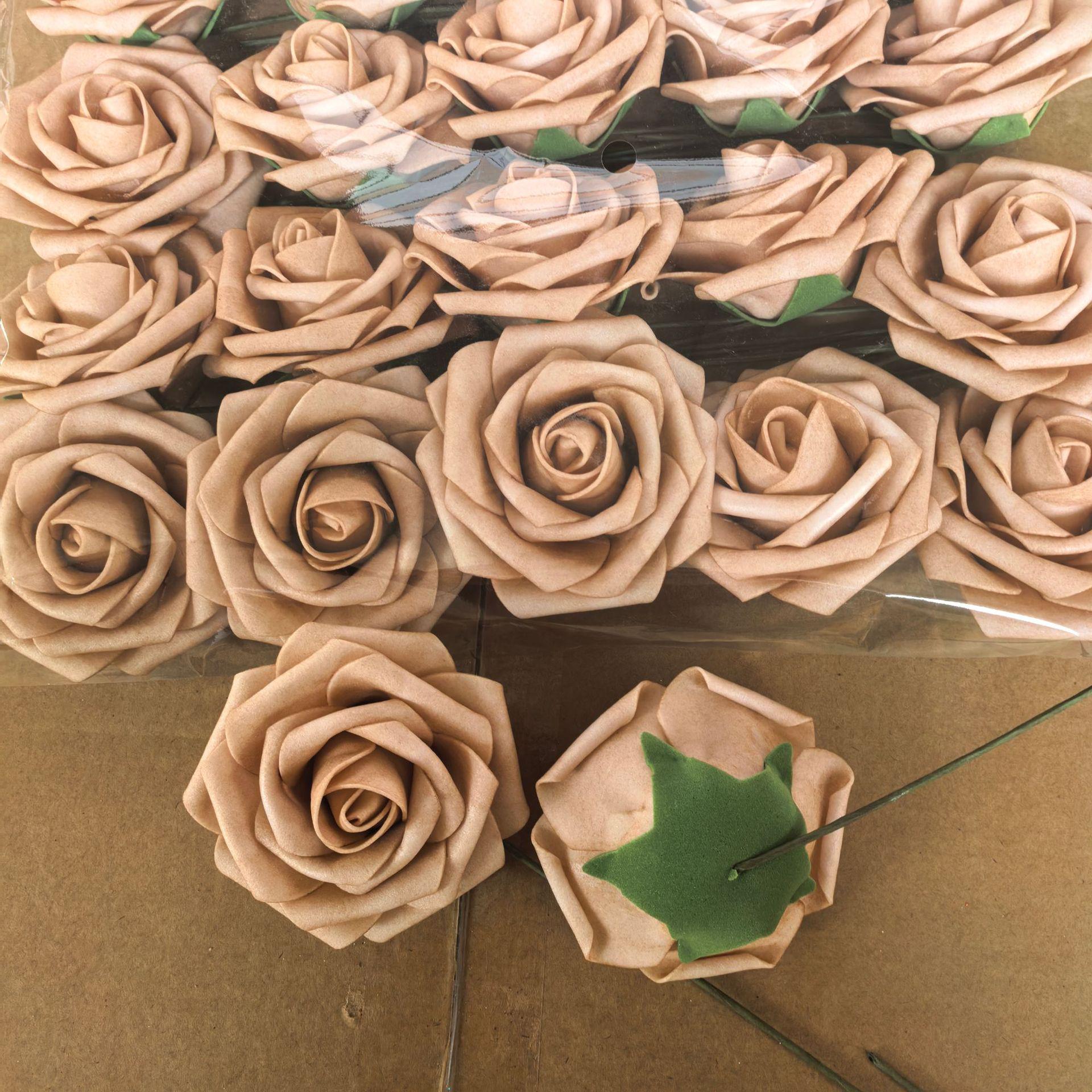 

Dyed PE Foam Gradient Roses - High-Simulation Valentine s Day Arch and Hand-Held Flowers