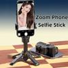 Portable Telescopic Selfie Stick Zoom Selfie Stick Stand Bluetooth Selfie Stick  Live Broadcast