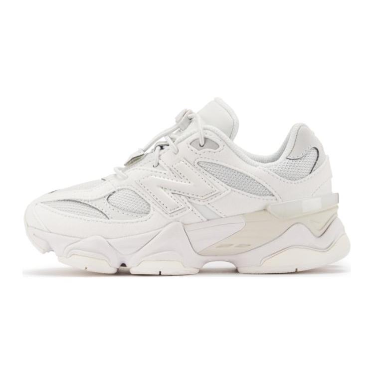 

New Balance NB 9060 Slip Resistant Low Top Kids Running Shoes White Kids 30