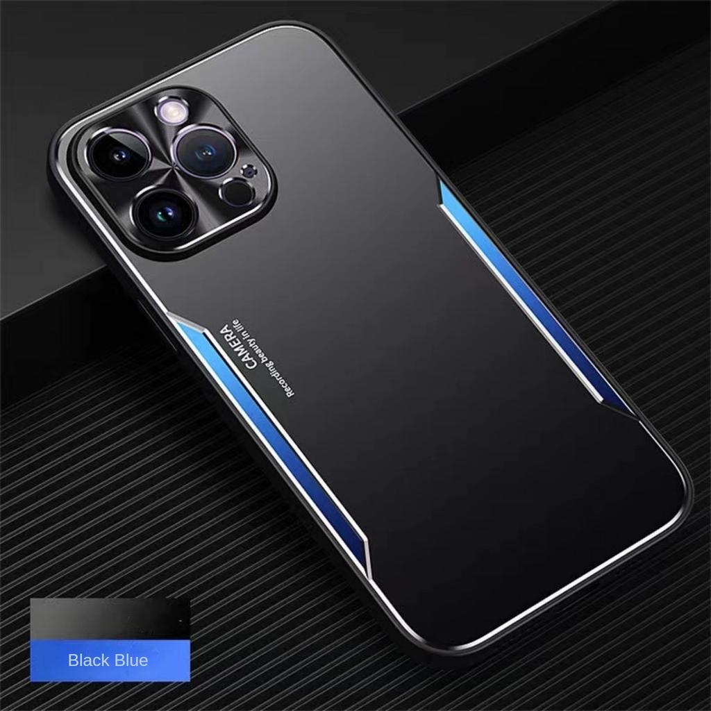 Cases For iPhone 15 14 13 12 11 Pro Max 15 Plus 13 Mini X XS max XR 7 8 Plus Luxury Metal lens protection Shockproof Cover