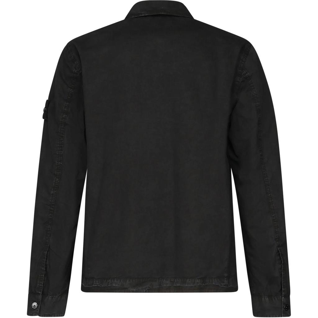 STONE ISLAND Washed Distressed Zip Jacket Men Jacket Black K1S1512000-32S00WN-V0129