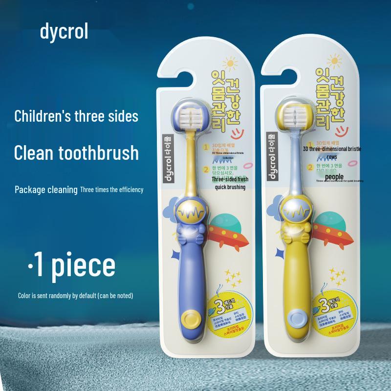 Children s 3D Hippo Toothbrush with Soft Bristles for Wrap-Around Cleaning