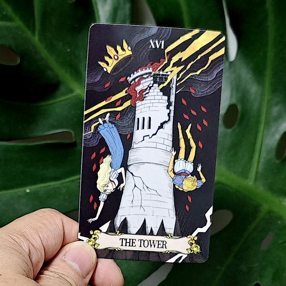 Secret Mirror Tarot Deck 78 Stück Bunte Tarotkarten Basierend auf dem Rider-Waite-System 10,3*6cm