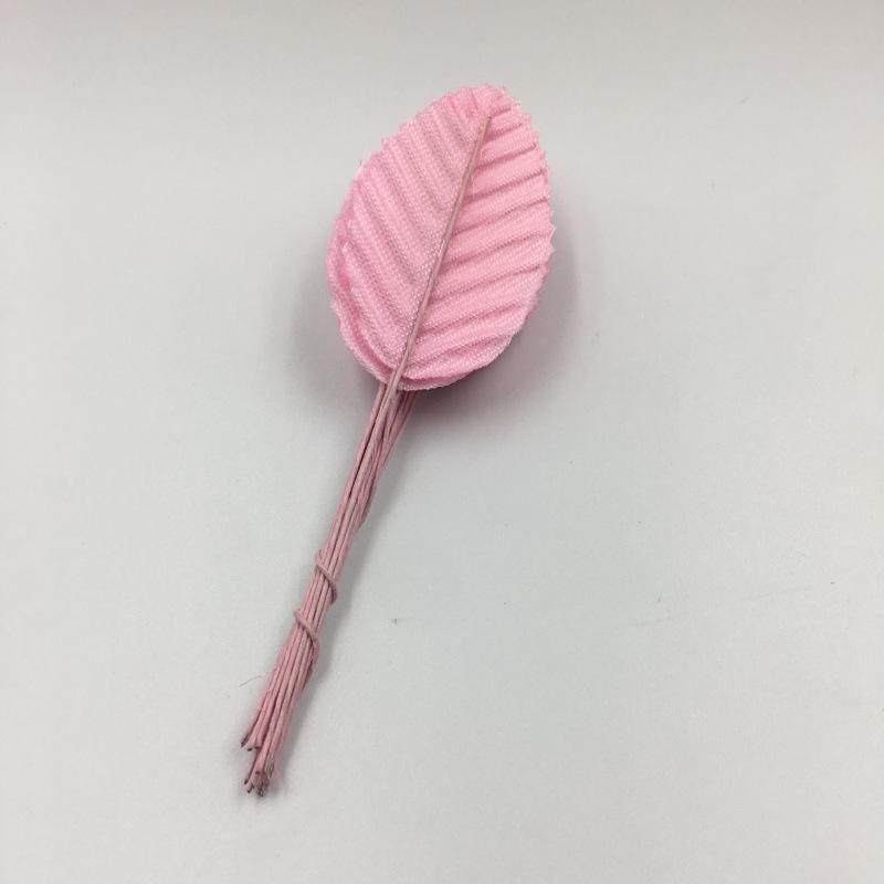 Handmade Silk Rose and Fake Leaves for Wreaths and Headwear - 200 Pieces