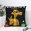 There Is Motion At Your Front Door Tung Tung Tung Sahur Meme Pillowcases Kawaii Pillow Case For Living Room Chair Pillow Cover