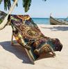 Psychedelic Galaxy Space Beach Towel Microfiber Sand Free Quick Dry Cosmic Nebula Astronaut Print Soft Absorbent for Summer&Pool