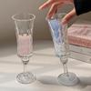 ZISIZ French Embossed Champagne Glass