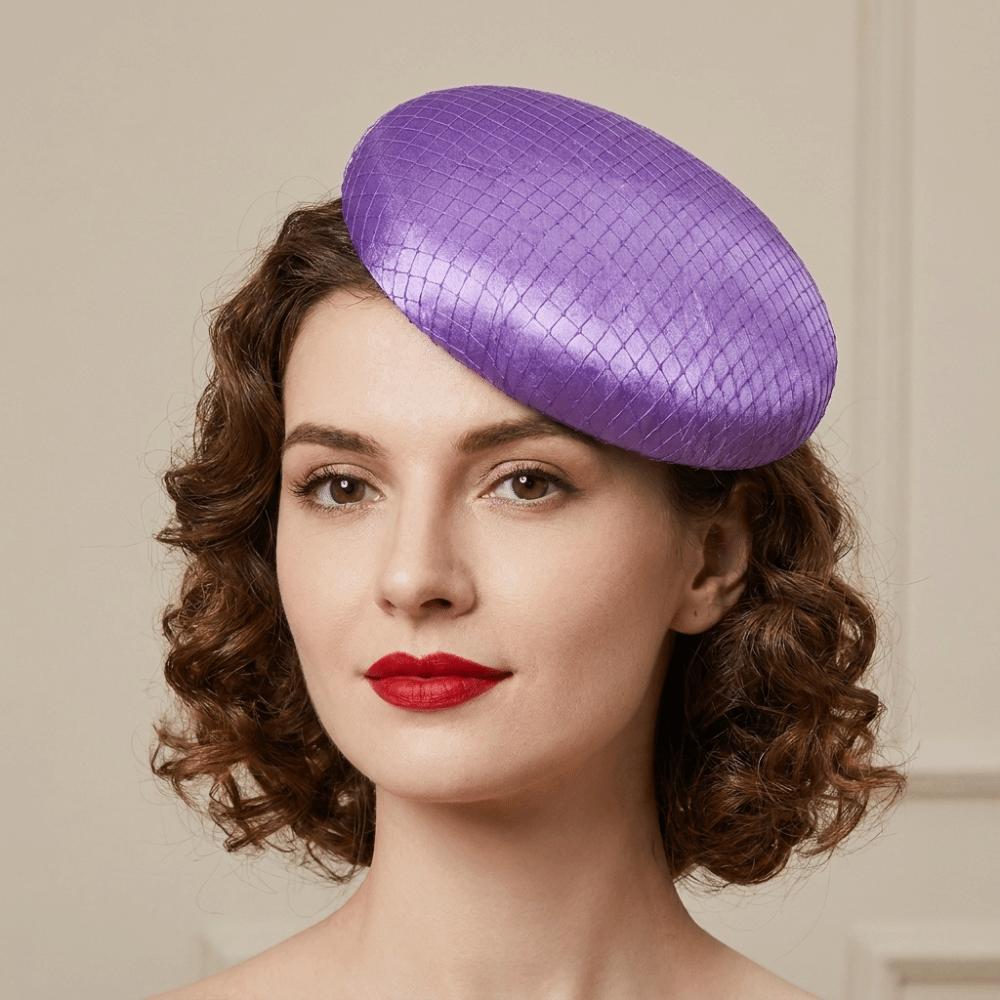 Breiter Krempen-Fascinator-Basis-Kopfschmuck Maskenball Zylinderhut Vintage-Fascinator-Hut Fotografie