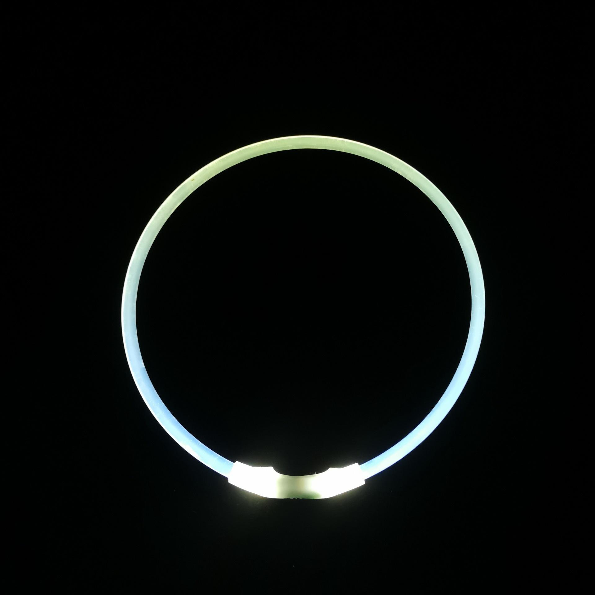 

LED Dog Collar Light USB Rechargeable Glow Pet Dog Collar For Night Security One Size