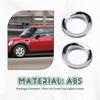 51117127941 51117127942 Car Front Fog Lights Frame Fog Lights Trim Ring For Mini R50 R52 R53 2002-2006 Silver