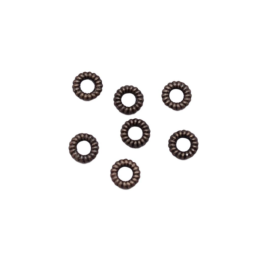 Caps Beaded Edge Spacer Beads Antique Style For DIY Jewelry Projects