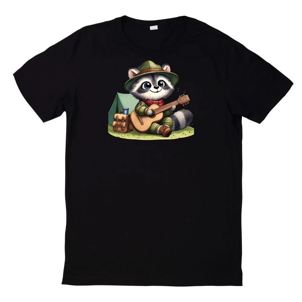 T-Shirt Süßer Waschbär Lustig Racoon Motiv XS