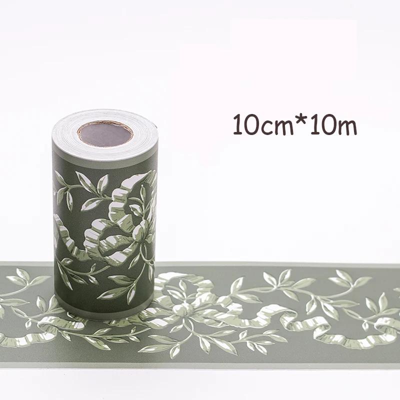 10M Self-Adhesive Wall Panels Border - Waterproof Decorative Film for Kids Room/Bathroom Tiles & Kitchen