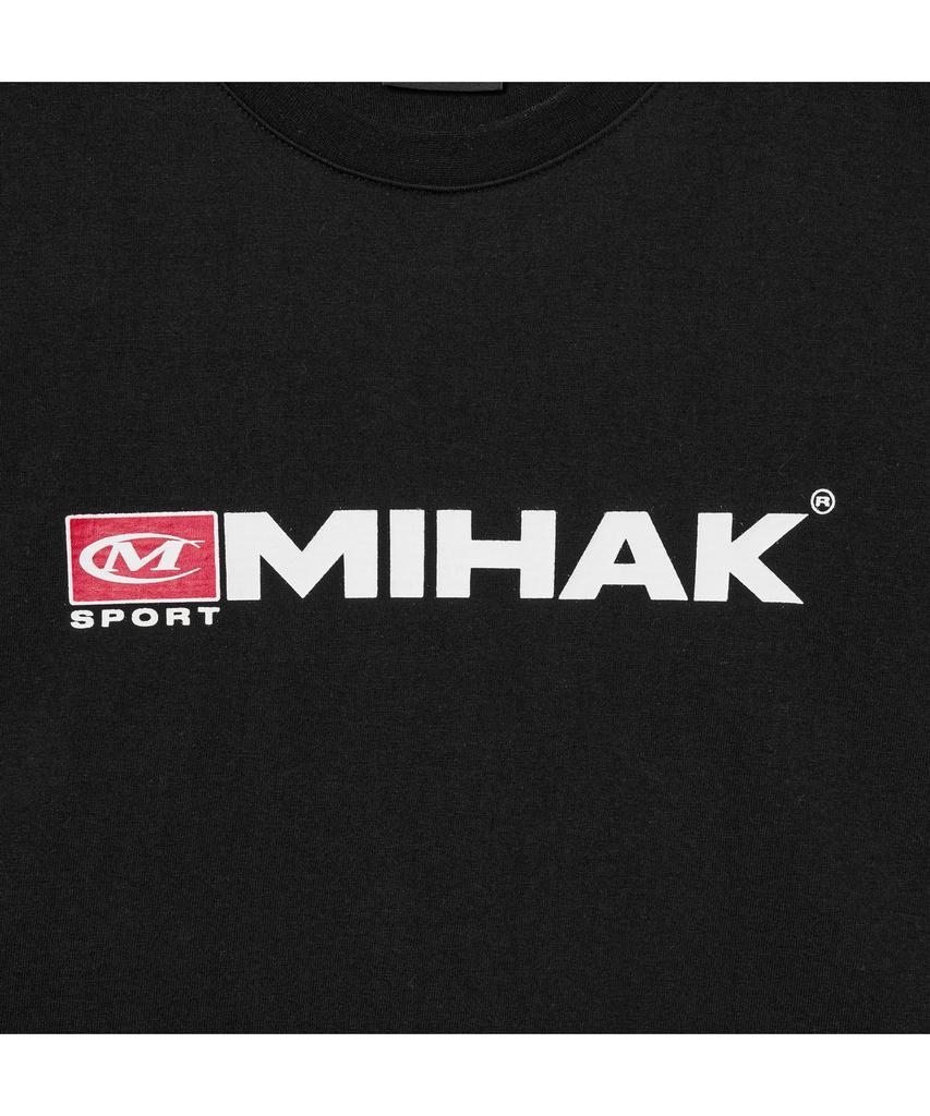 Mihag Sports Emblem Oversized T-Shirt (Black)