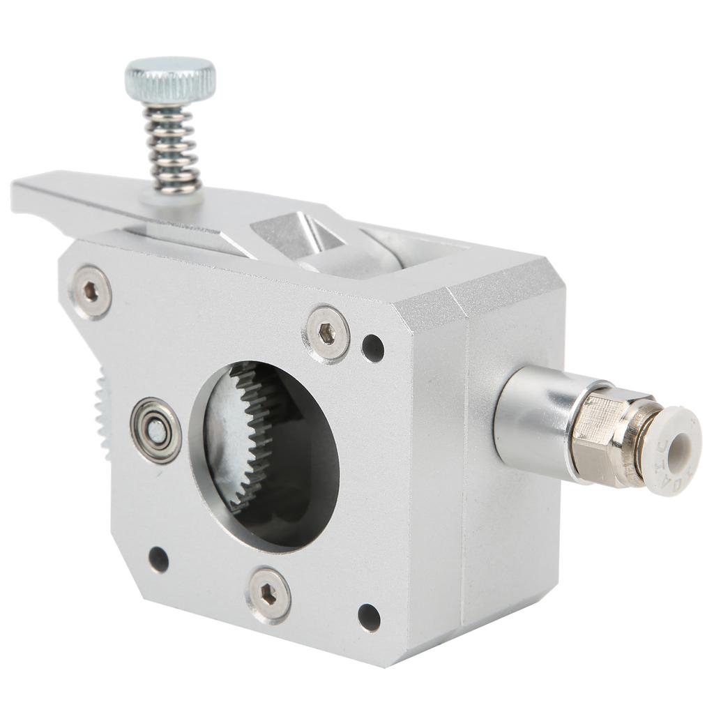 Dual Drive Gear Extruder Full Metal Body 1.75mm Consumable for 3D Printer (Silver) Main droite