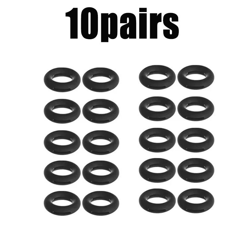 1-10pairs Silicone Mini Glasses Anti Slip Round Ear Fastener Eyeglass Invisible Grip Temple Tip Holder Spectacle Eyewear Frame
