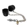 Sexy Handcuffs Butt Plug Lock Alternative Passion Adult Toys Sex Tools Small Size Female Training Climax Props