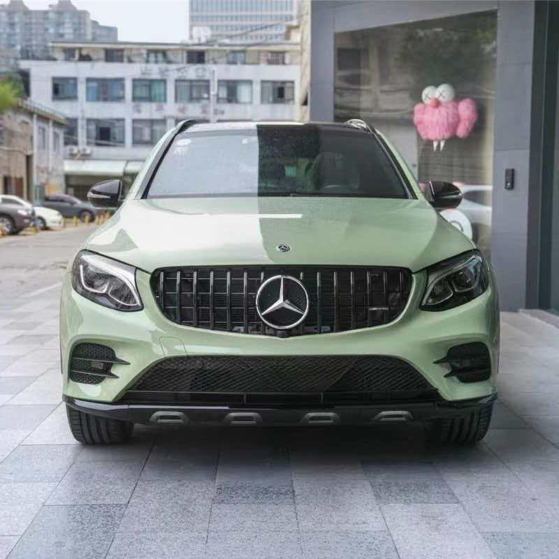 High Gloss Khaki Green PET Car Wrap Film - Full Body Paint Protection Stickers