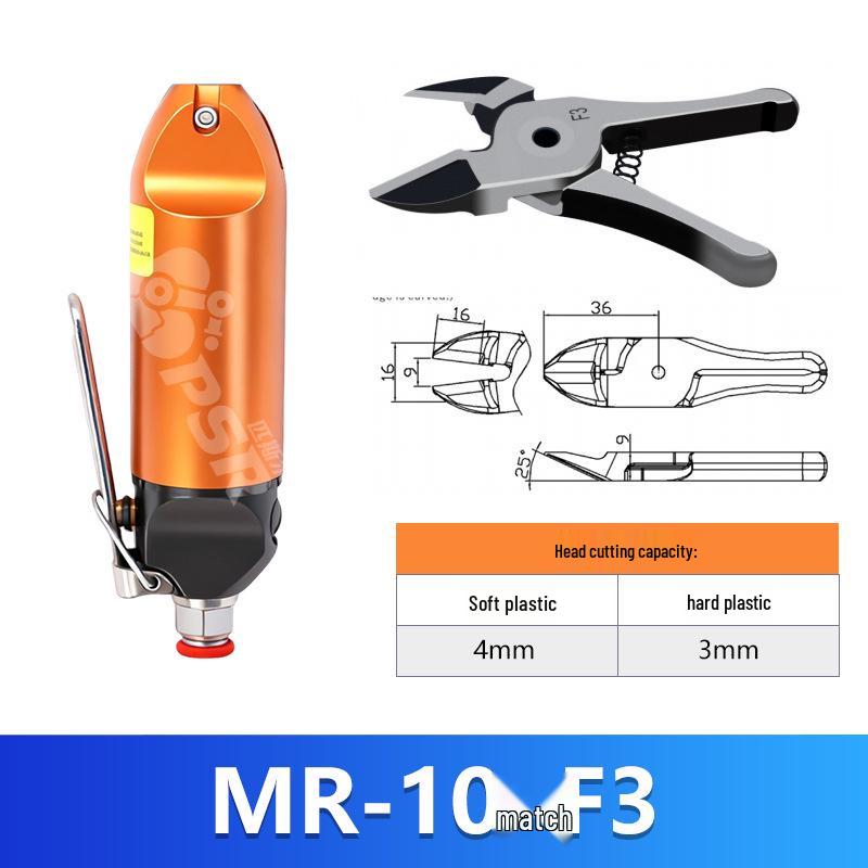 Industrial MR-10 Pneumatic Hand-Press Scissors: High-Pressure Air Shear for Cutting Plastic & Metal Sheets