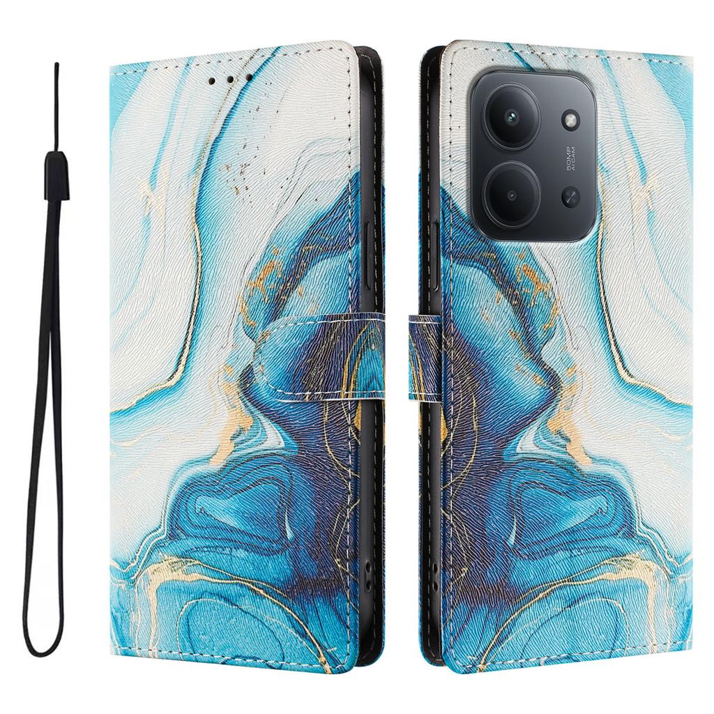 Printed Cartoon Magnetic Leather Wallet Flip Case for Redmi 15C 14C Note 14 15 13C 13 12 12C 9A A3 A4 A5 Pro 4G 5G Phone Cover
