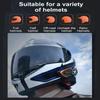 Y80 2x Motorcycle Helmet Intercom Waterproof Riding Bluetooth Headset 500m Walkie Talkie Noise Reduction Hands-free Call Music Player Moto Interphone