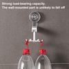 Yousheng 360-Degree Rotating Hook Strong Load-bearing Suction Cup Design Easy To Install Multipurpose Wall Hook Kitchen Utensil Organizer