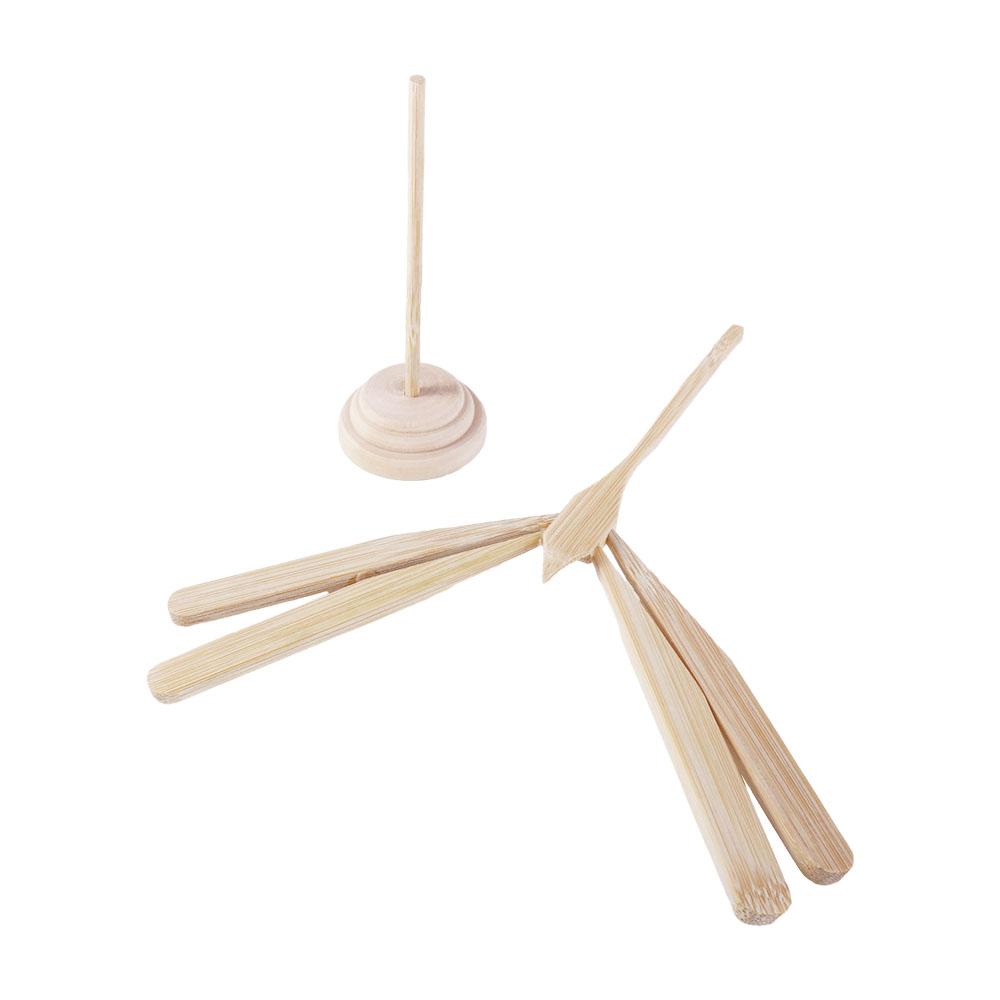 Balance Dragonfly Toys Balanced Bamboo Dragonfly Wooden Flying Arrow Toys Scientific Display Model