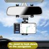 360° Rotation Car Phone Holder Rearview Mirror Mount Bracket Navigation GPS Support Mobile Phone Stand Clip Cell Phone Holder