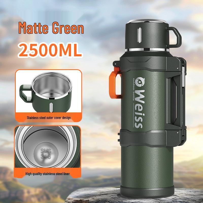 Large Portable Outdoor Insulated Thermos Flask for Cars and Home Use
