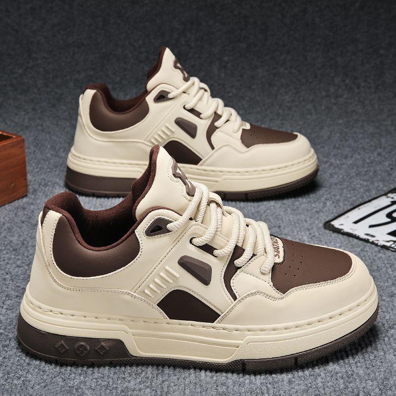 Men's Shoes New Year's Spring High-end Versatile Black and White Panda Shoes Student Sports and Casual White Trendy Shoes