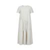 JIUZI Anna & Coco Textured A-Line Commuter Maxi Dress 2025 Summer