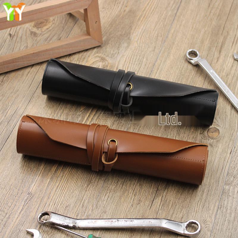 Leather Tool Roll Bag for Automotive Repair Tools