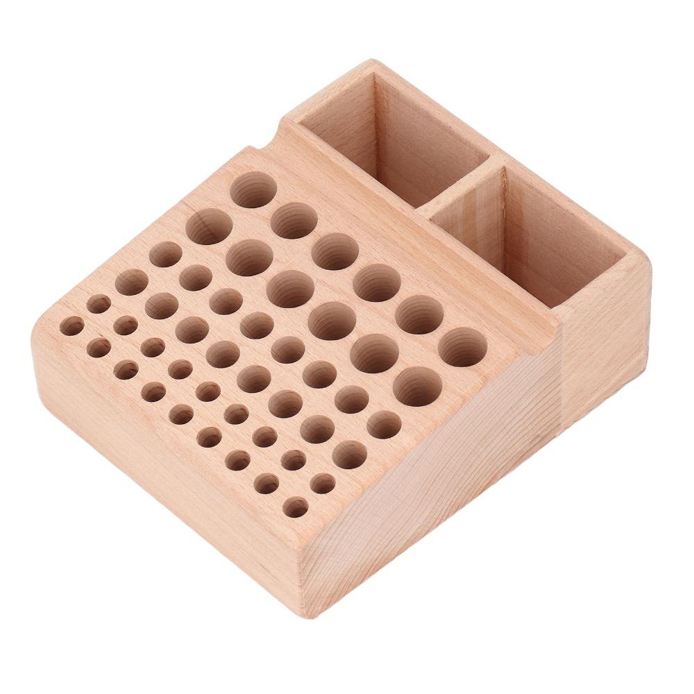 With Grooves Leather Craft Tool Holder 46 Holes Leather Holder Tool Crafting Organizer