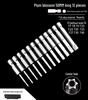 Lvlin S2 Single-ended Pozidriv Hex Wind Bit Screwdriver Head