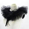 Girls Jabot Collar Detachable Ruffled Collar Victorian Fake Collar Exotic Cosplay Fake Neck Choker Performances Collar