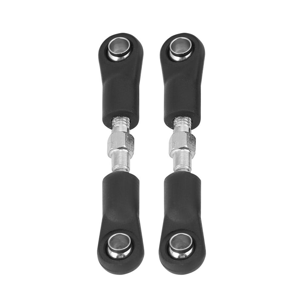 2pcsset RC Car Steering Rod Servo Link Turnbuckle Linkage for ZD 1:16 Model Car (Servo Rod)