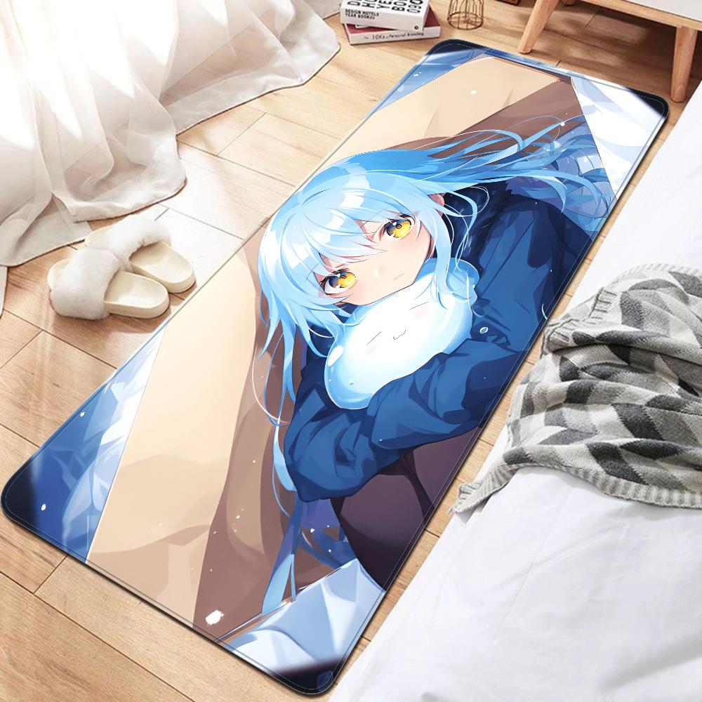 Demon Slime Rimuru Tempest Floor Mat Bathroom Mat Kids Room Bedroom Decoration Balcony Anti-Slip Doormat Living Room Welcome