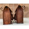 1 Pair Motorcycle Side Bags Tool Storage Luggage Saddlebags Leather Vertical Bag