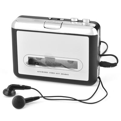 Convertidor de casete USB a MP3/CD para PC, captura o reproductor de música con auriculares